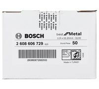 BOSCH Meule fibre R574, idéale pour le métal D = 115 mm ; G = 100 2608606729