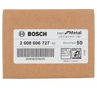 BOSCH Meule fibre R574, idéale pour le métal D = 115 mm ; G = 60 2608606727