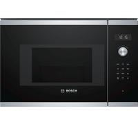 bosch micro-ondes gril encastrable 20l 800w inox bel524ms0 série 6
