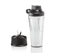 Bosch MMZBTK1B pour robot de cuisine OptiMUM et VitaPower Series 4 Blender à emporter en Tritan Transparent/noir