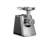 Bosch MultiPower MFWS820M Hachoir à viande série 8, 3 disques avec trous (3, 4,5/8 mm) en acier inoxydable, embout kebbe/saucisse, pièces lavables au lave-vaisselle, électrique, puissant, 2500 W