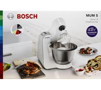 Bosch MUM 58258 KÃ¼chenmaschine, KunststoffgehÃ¤use, 1000 Watt, 3,9 l BehÃ¤lter, Standmixeraufsatz, Zitruspressenaufsatz, Fleischwolfaufsatz, KÃ¼chenmaschinenaufsatz, 8 Geschwindigkeiten