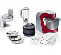 Bosch MUM58720 robot de cuisine 1000 W 3,9 L Gris, Rouge, Acier inoxydable