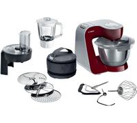 Bosch MUM58CR60 Robot de cuisine 1000Watts avec accessoire mixeur et hachoir continu - rouge