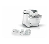 Bosch MUMS2AW01 Robot pâtissier Serie 2 blanc 700W 3,8L avec fouet, batteur et crochet