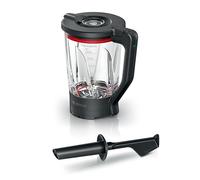Bosch Mixeur en verre ThermoSafe pour robot de cuisine Série 6 Noir/Transparent