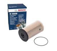 Bosch N0008 Filtre à Carburant Diesel - Sépare les Particules du Carburant - Protège le Système d'Injection