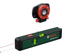 Bosch niveau à bulle laser UniversalWallLevel (niveau à bulle, laser ligne pour des alignements faciles sur des murs jusqu’à 5 m,point laser pour des reports en hauteur jusqu’à 20 m, boîte e-commerce)