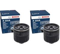 Bosch P3318 - Filtre à huile auto (Lot de 2)
