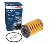 Bosch P7158 Filtre à Huile Automobile - Sépare la Suie et les Particules Métalliques de l'Huile Moteur, Lubrification Fiable du Moteur