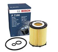 Bosch P7166 Filtre à Huile Automobile - Sépare la Suie et les Particules Métalliques de l'Huile Moteur, Lubrification Fiable du Moteur