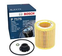 Bosch P7175 Filtre à Huile Automobile - Sépare la Suie et les Particules Métalliques de l'Huile Moteur, Lubrification Fiable du Moteur