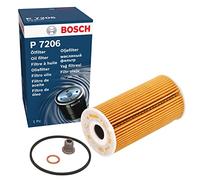 Bosch P7206 Filtre à Huile Automobile - Sépare la Suie et les Particules Métalliques de l'Huile Moteur, Lubrification Fiable du Moteur