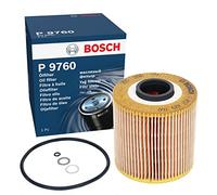 Bosch P9760 Filtre à Huile Automobile - Sépare la Suie et les Particules Métalliques de l'Huile Moteur, Lubrification Fiable du Moteur