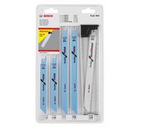 BOSCH Pack de 6 lames de scie sabre Bois et Métal 2607010906