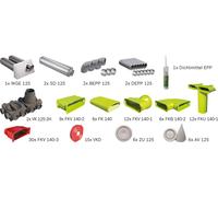 BOSCH Pack de ventilation résidentielle BOPA VE113 avec distribution d'air par conduits plats jusqu'à 160 m² - 7739623102