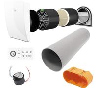 BOSCH Pack ventilation décentralisée JUPA VE201 Appartement deux pièces (35 m² de surface habitable) - 7739615248
