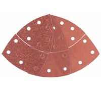 Bosch Accessories 2609256A67 Feuilles abrasives pour ponceuses multi 11 trous 102 x 62,93 Grain 40/120/180 10 pièces