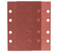 BOSCH Papier abrasif 93x185,3xG60/4xG120/3xG180,8 trous (10 pcs) 2609256A86