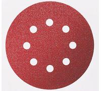 Feuille abrasive pour ponceuse excentrique avec bande auto-agrippante, perforé Bosch Accessories 26
