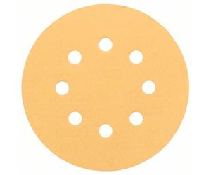 BOSCH Papier abrasif C470, 115 mm, grain 60, 5 pieces 2608605059