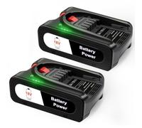Bosch PBA Lot de 2 batteries de rechange haute capacité 5000 mAh 18 V pour batterie et chargeur Bosch BPA