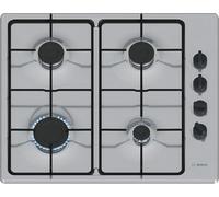 Bosch PBP6B5K80, Série 2, Plaque gaz, 4 feux, 60 cm, Inox