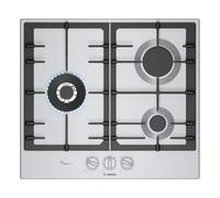 Bosch PCC6A5I90, Série 6, Plaque gaz, 3 feux, 60 cm, Inox