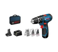 Bosch Perceuse à percussion sans fil Bosch GSB 12V-15 avec 1 x 4,0 Ah 1 x 2,0 Ah batterie Li-Ion Quantité:1