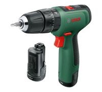 Bosch Perceuse-visseuse à percussion 2 vitesses sans-fil EasyImpact 1200 Bosch, 2x batteries et chargeur inclus Quantité:1