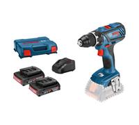 Bosch Perceuse-visseuse sans fil GSR 18V-28, 2 x batteries GBA 18V, chargeur AL 1820 CV - 06019H4109