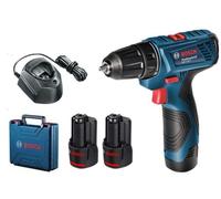 Perceuse Bosch GSR 120-Li; 12 V; 2x2,0 Ah accu.