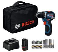 Bosch Perceuse-visseuse GSR 12V-32 PROFESSIONAL – 2x2.0Ah, sac à outils, 24 pcs 06019N7006