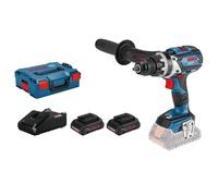 Bosch Perceuse-visseuse sans fil GSR 18V-110 C Professional, dans L-BOXX avec 2 batteries ProCORE18V 4,0 Ah Li-Ion - 06019G010A