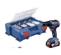 Bosch Perceuse-visseuse sans fil GSR 18V-55 mit 2x Akku GBA 18V/4Ah, L-Case Pick & Click - 06019H5209
