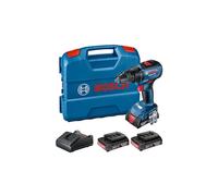 Bosch Perceuse-visseuse sans fil, Set professionnel GSR 18V-50 + 3x batterie 2,0 Ah + mallette 06019H5005
