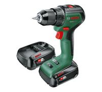 Bosch Perceuse-visseuse sans fil UniversalDrill 18V-60 Bosch : 2 packs de batteries PBA 18V 2,0Ah W-B Quantité:1