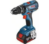 Bosch Perceuses-visseuses à percussion sans fil GSB 18V-28 Professional, 2 batteries GBA 18V 4.0Ah, Chargeur rapide GAL 18V-40 - 06019H400C