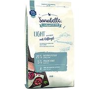 bosch Pet Food Sanabelle Light Nourriture Sèche pour Chat Contenu Énergétique Réduit pour Chat Qui Ont Tendance à Être en Surpoids 1 Unité