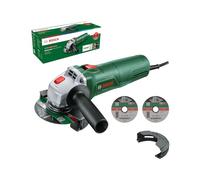 Bosch Petite meuleuse d'angle UniversalGrind 750-115 (750 W, 3 disques de coupe droits, pour meulage, coupe, brossage et ponçage, dans un emballage en carton)