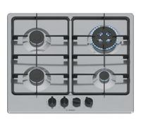 Bosch PGH6B5K60 Cuisinière À Gaz 60CM 4 Brûleurs Grilles En Fonte