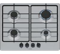 BOSCH PGP6B5K85 Plaque De Cuisson Inox À Gaz 60Cm 4 Brûleurs Grilles Émaillées