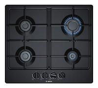 Bosch PGP6B6B80 Plaque à gaz encastrable - 4 Feux - Puissance 7500 W - 60 cm, Noir