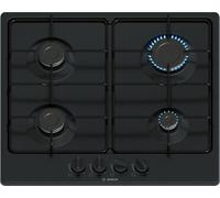 BOSCH PGP6B6K80 TABLE DE CUISSON GAZ SÉRIE 4 60 CM 4 FEUX NOIR ÉMAILLÉ