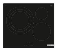 Bosch PID61RBB5E ENCIMERA INDUCCIÓN ENCASTRABLE 60 CM 3 ZONAS Couleur Negro/TERMINACIÓN Cristal TOUCHSELECT Zona DE 32 CM avec