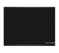 BOSCH PID775HC1E Plaque à induction 70 cm Série 6 3 zones de cuisson Electronics DirectSelect PerfectFry Plus Home Connect Noir