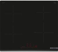 Bosch | PIE63KHC1Z | Table de cuisson à induction | Nombre de brûleurs/zones de cuisson 4 | Touche | Minuterie | Noir