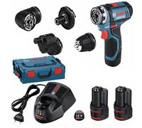 Bosch Piles Perceuse GSR 12V-15 FC Avec 2 x 2,0 Ah-Akku L-BOXX 4 Essais 060