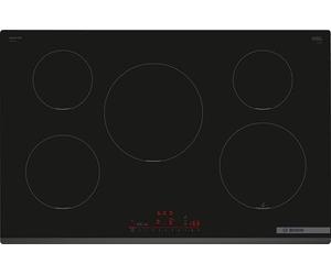 Bosch PIV831HC1E Série 6 - Plaque de cuisson intelligente à induction - 80 cm - Sans cadre - Commande de hotte aspirante - Capteur de cuisson - Bouton favori - Facile à utiliser - Power Boost