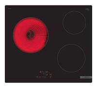 Bosch Serie 4 PKM611BB8E plaque Noir Intégré 60 cm Céramique 3 zone(s)